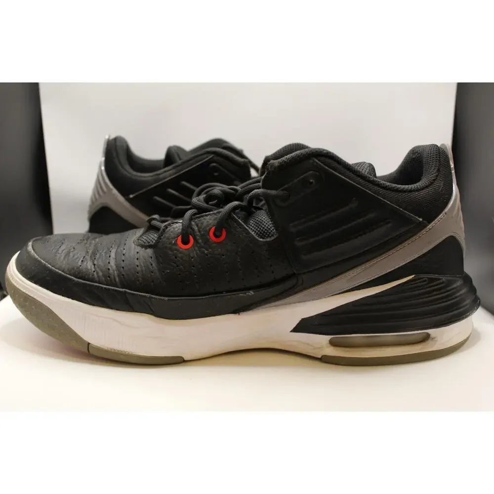 Jordan Max Aura 5 Men’s Size 12 Black Gray Red Basketball Sneakers DQ4353-061